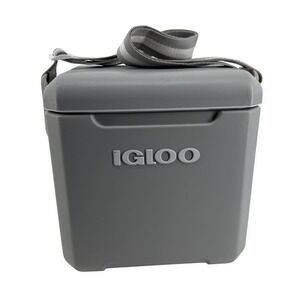 Igloo Tag Along Too 11 Qt Personal Cooler Gray with Adjustable Shoulder Strap